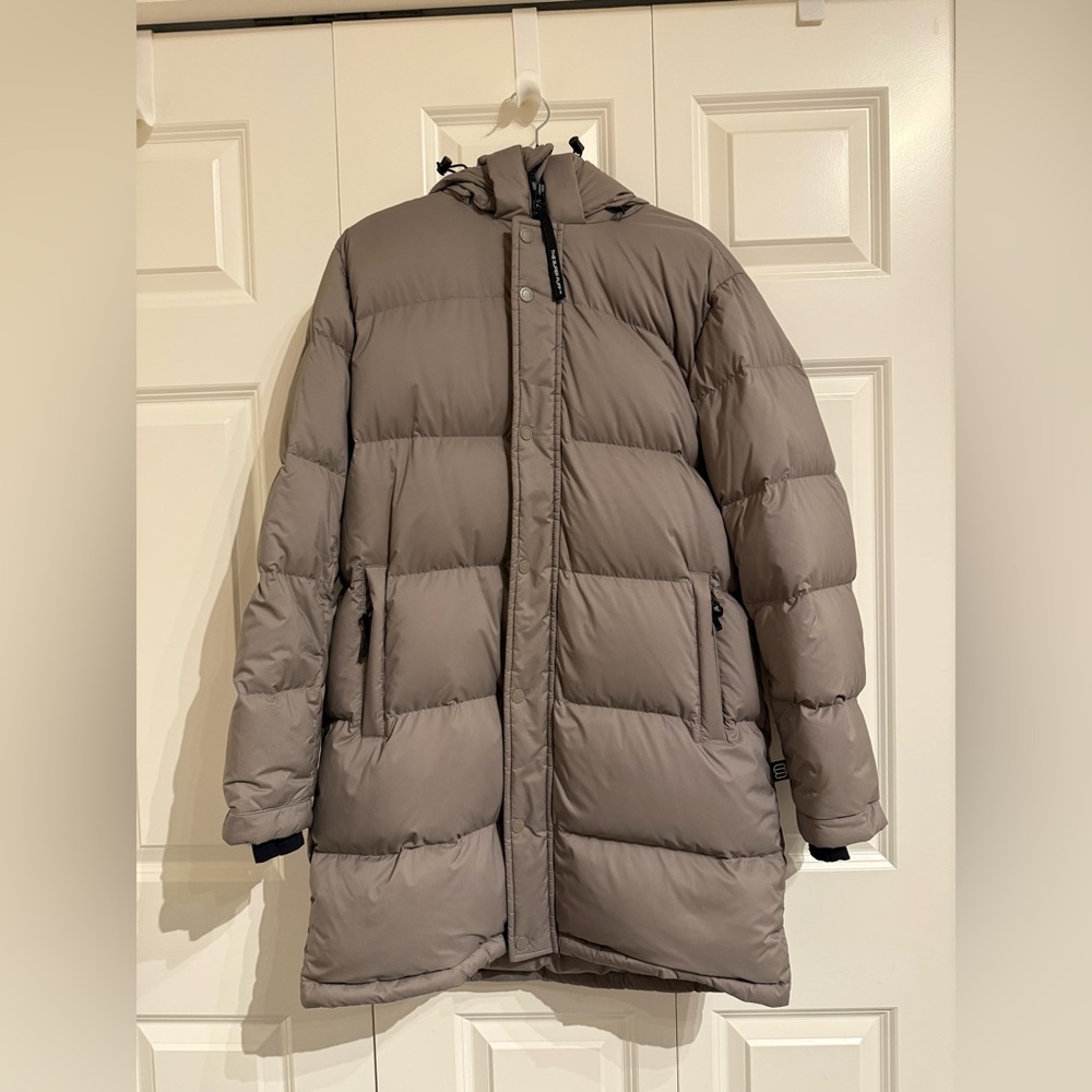 Modern Taupe midi super puff